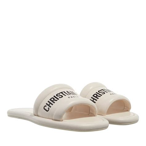 christian dior white and gold slides|authentic unisex Christian Dior slides.